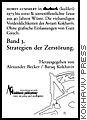 Horst Lummert in kuckuck (kulikri): Band 3, Strategien der Zerstörung Horst Lummert in kuckuck (kulikri): Band 3, Strategien der Zerstörung